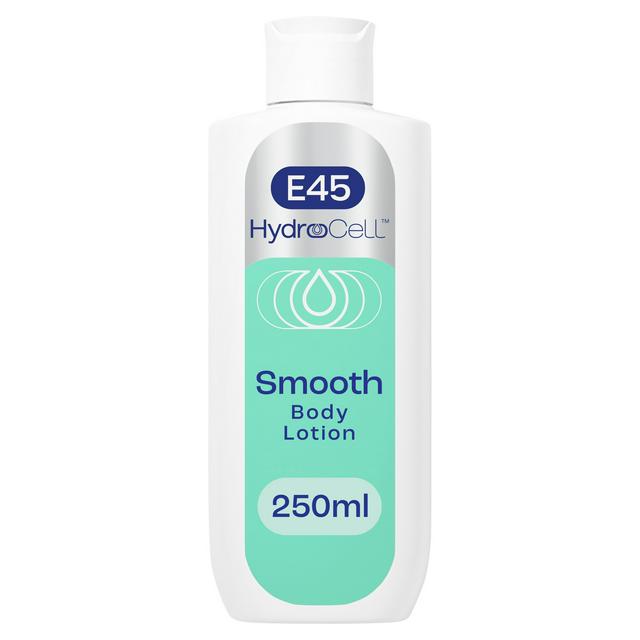 E45 HydroCell 250ml Smooth Hydrating Body Lotion with Salicylic Acid BHA + PHA - gallery image 1
