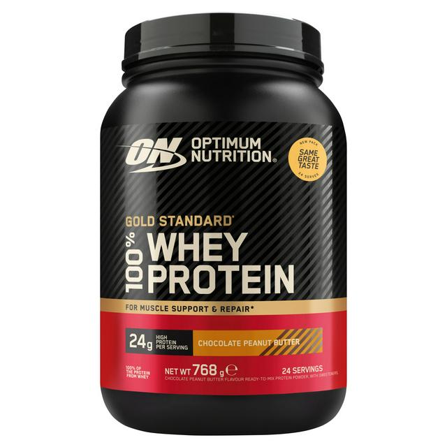 Optimum Nutrition 768g Chocolate Peanut Butter Gold Standard 100% Whey Protein