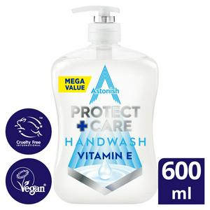 Astonish Protect + Care Anti-Bacterial Handwash Peony Bloom 600ml