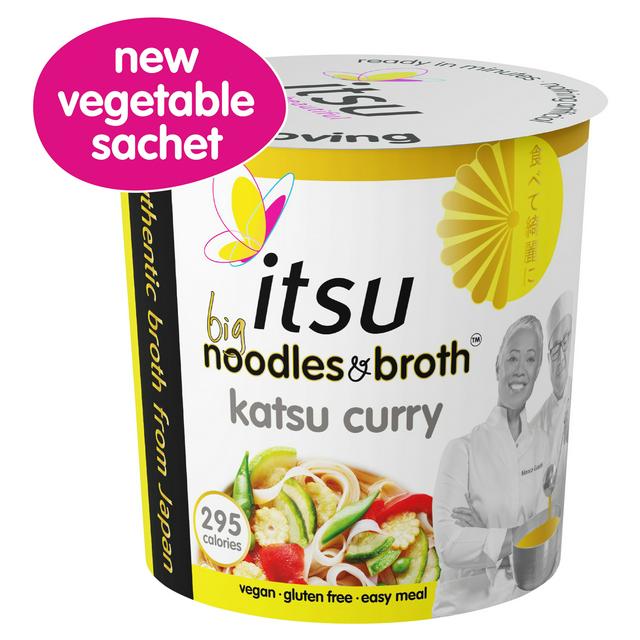 itsu 93g Big Instant Noodles & Broth Katsu Curry - gallery image 1