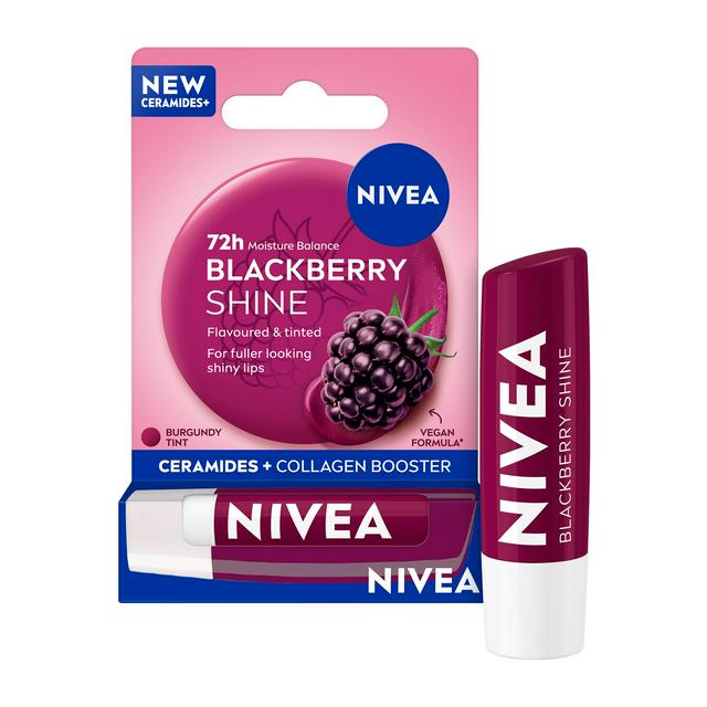 Nivea 4.80g Blackberry Shine Lip Balm - gallery image 1