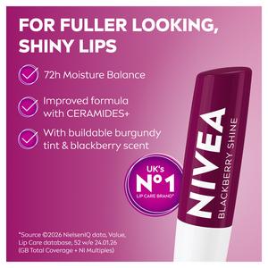 Nivea 4.80g Blackberry Shine Lip Balm - gallery image 5