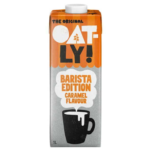 Oatly 1L Caramel Flavour Long life Drink, Barista Edition - gallery image 1