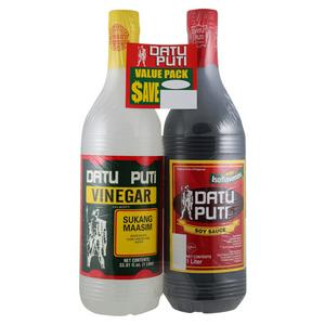 Datu Puti Vinegar Twin Value Pack Soy Sauce