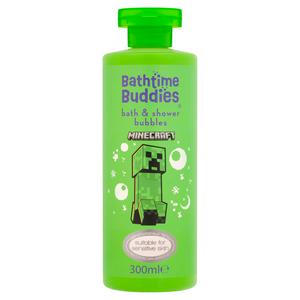 Bathtime Buddies 300ml Minecraft Bath & Shower Bubbles