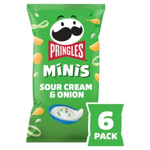 Pringles Minis BBQ Multipack Crisps 6x20g