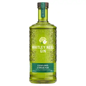 Whitley Neill 70cl Elderflower & Korean Pear Gin Bottle