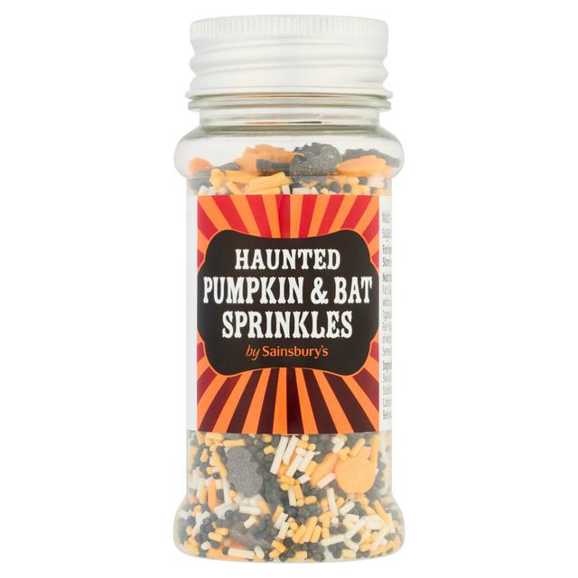 Sainsbury's 70g Haunted Pumpkin & Bat Sprinkles - gallery image 1