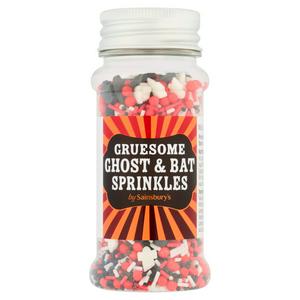 Sainsbury's 75g Gruesome Ghost & Bat Sprinkles