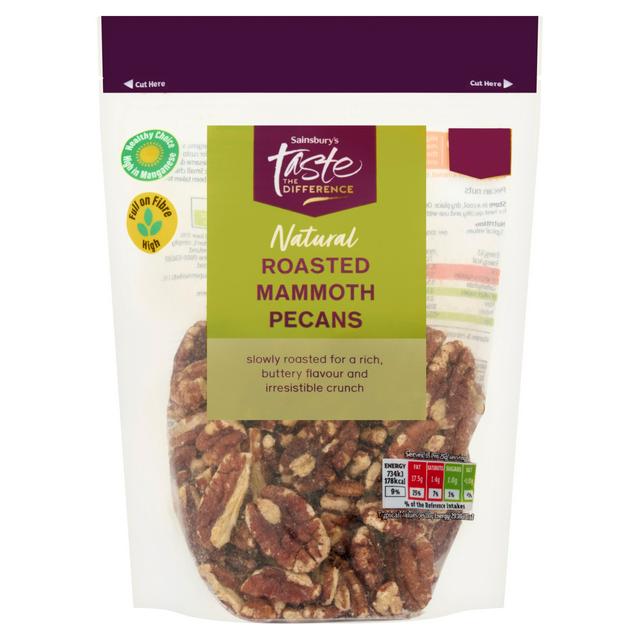 Sainsbury's 150g Roasted Mammoth Pecans, Taste the Difference - gallery image 1