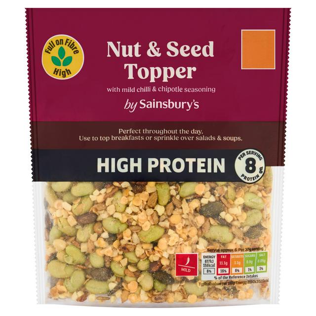 Sainsbury's 200g Nut & Seed Topper with Mild Chilli & Chipotle Seasoning - gallery image 1