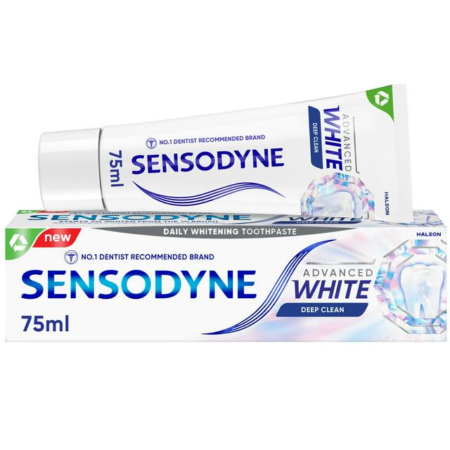 Sensodyne 75ml Advanced White Deep Clean Toothpaste - gallery image 1