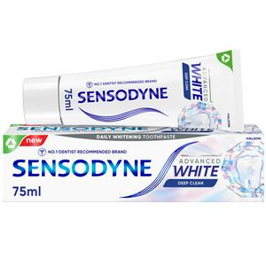 Sensodyne 75ml Advanced White Deep Clean Toothpaste