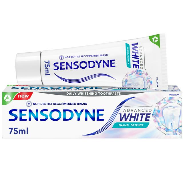 Sensodyne 75ml Advanced White Enamel Defence Toothpaste - gallery image 1