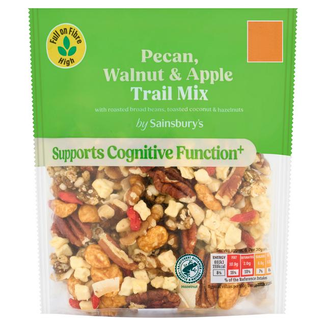 Sainsbury's 200g Pecan, Walnut & Apple Trail Mix - gallery image 1