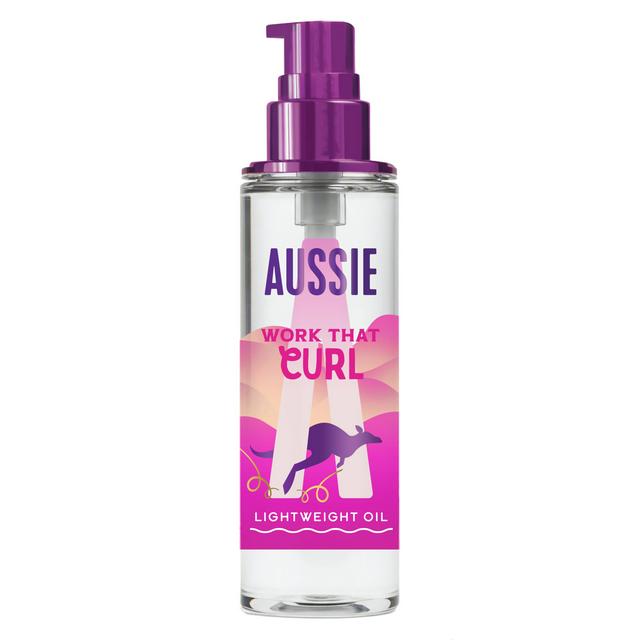 Aussie That Curl 95ml Lightweight Anti Frizz for Waves & Curls Hair Oil - gallery image 1