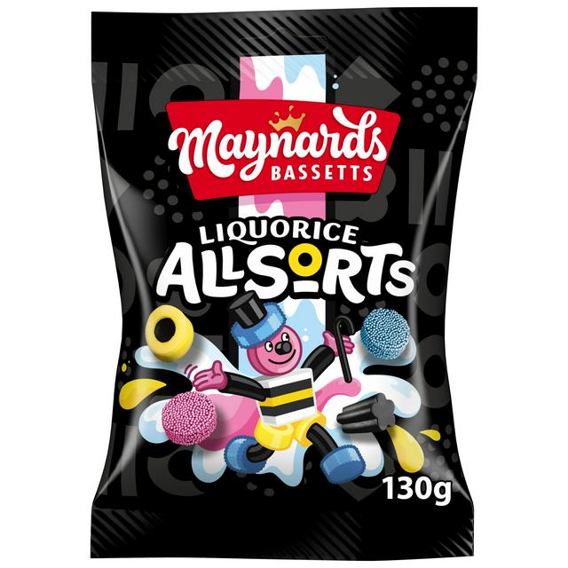 Maynards Bassetts Liquorice Allsorts 130g Candy - gallery image 1