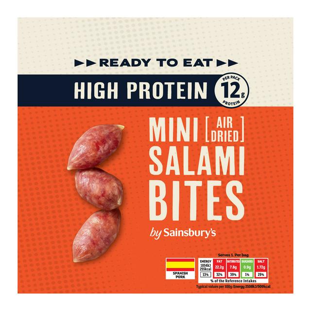 Sainsbury's 50g High Protein Ready to Eat Mini Salami Bites - gallery image 1
