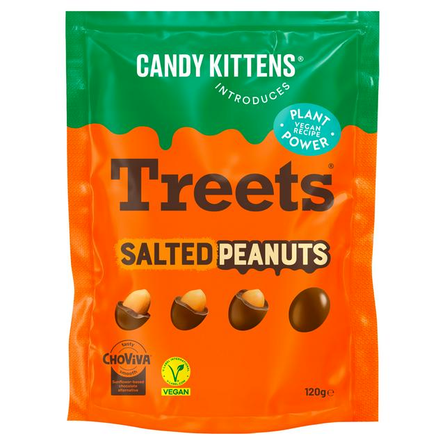 Candy Kittens 120g Treets Salted Peanuts Small Chocolate pouch - gallery image 1