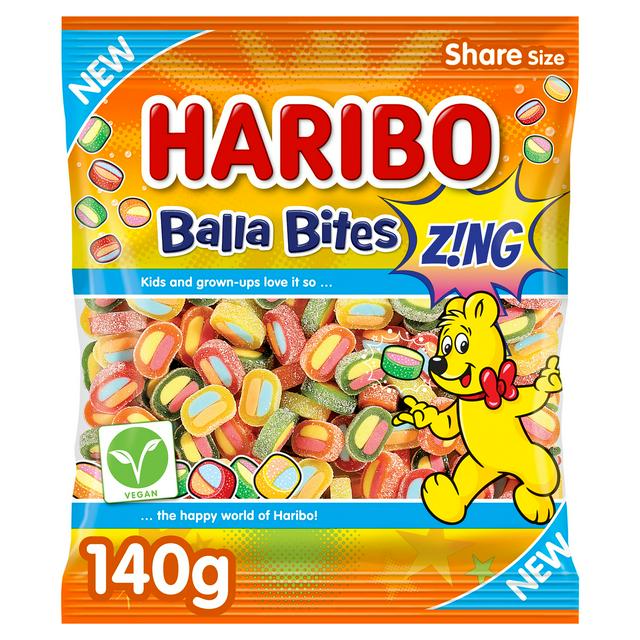 Haribo Balla Bites 140g Zing Candy - gallery image 1