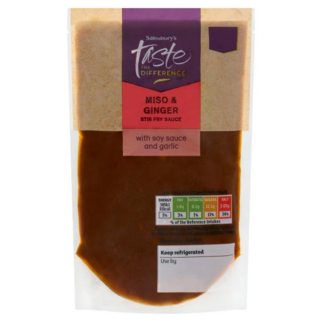 Sainsbury's 175g Miso & Ginger Stir Fry Sauce, Taste the Difference - gallery image 1