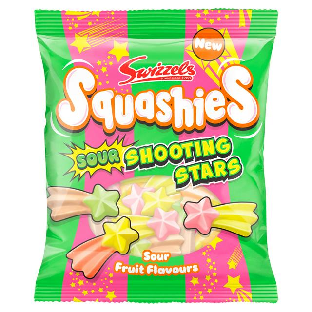 Swizzels Squashies 100g Sour Shooting Stars Candy - gallery image 1