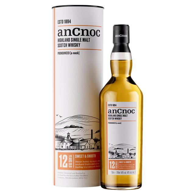 AnCnoc 70cl Highland & Single Malt Scotch Whisky Bottle | Sainsbury's