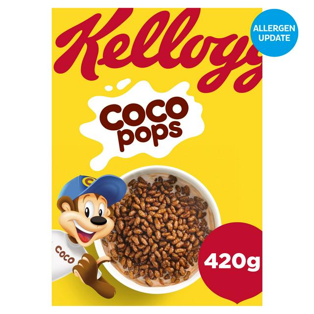 Kellogg's 420g Coco Pops Chocolate Breakfast Cereal - gallery image 1