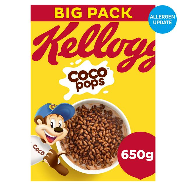 Kellogg's 650g Coco Pops Chocolate Breakfast Cereal - gallery image 1