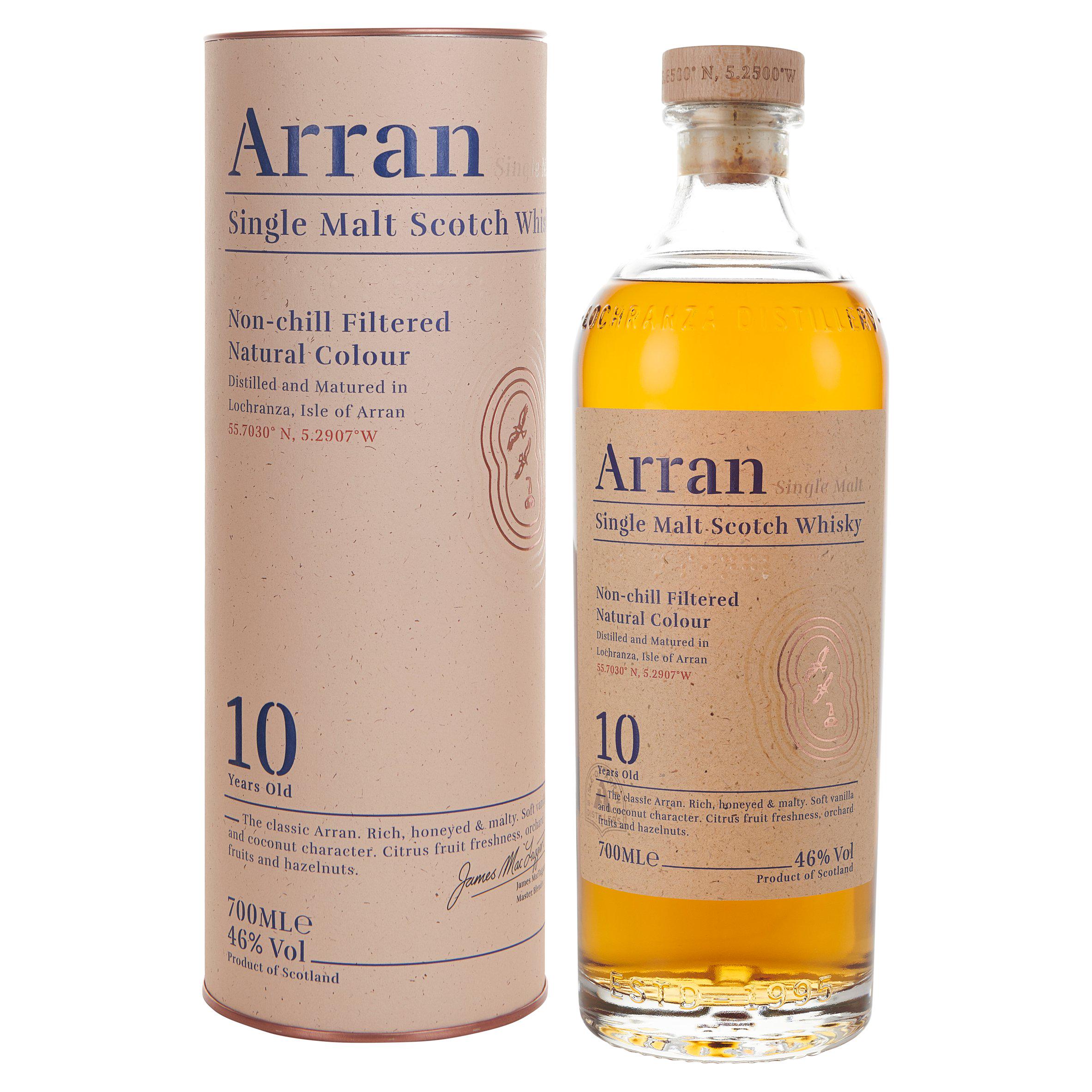Arran 70cl Single Malt Scotch Whisky Bottle
