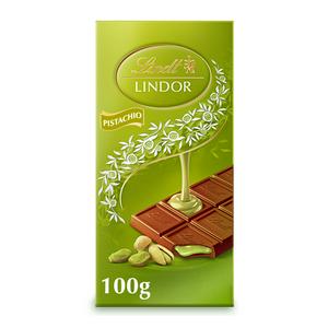 Lindt Lindor 100g Pistachio Milk Chocolate Bar