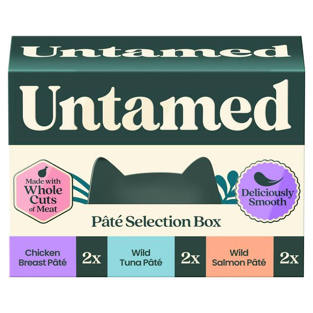 Untamed 6 x 75g Smooth Pate Selection Box Cat Food - gallery image 1