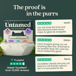 Untamed 6 x 75g Smooth Pate Selection Box Cat Food - gallery image 4