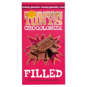 Tony's Chocolonely 127g Filled Creamy Milk Ganache Chocolate Bar