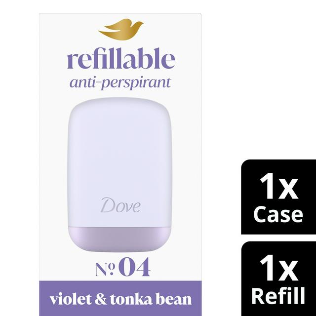 Dove 35ml No. 4 Violet & Tonka Bean 72h Anti Perspirant Refillable Starter Kit Women's Deodorant - gallery image 1
