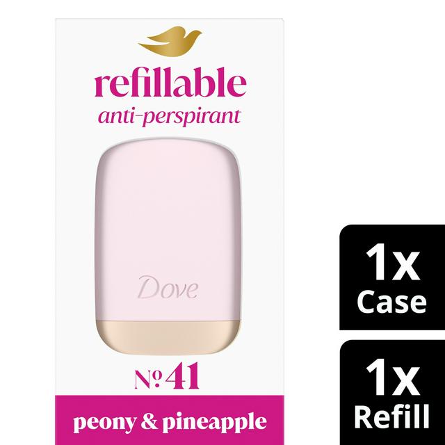 Dove 35ml No. 41 Peony & Pineapple 72h Anti Perspirant Refillable Starter Kit Women's Deodorant - gallery image 1