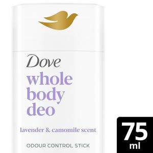 Dove 75ml Lavender & Camomile Whole Body Stick Deodorant
