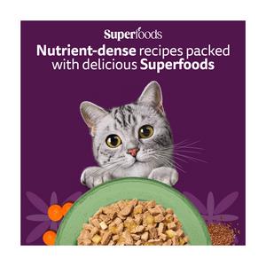 Whiskas Superfoods 15 x 50g 1+ Mixed Selection in Jelly Wet Cat Food Pouches - gallery image 5