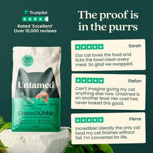 Untamed 800g Fish Feast Coated Kibble Cat Food - gallery image 4