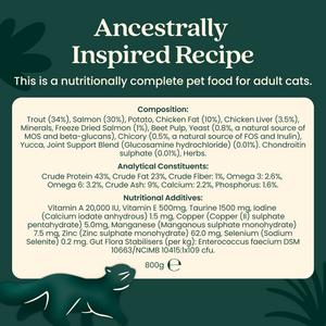 Untamed 800g Fish Feast Coated Kibble Cat Food - gallery image 5