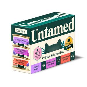 Untamed 12 x 75g Chicken in Jelly Selection Box Cat Food - gallery image 2