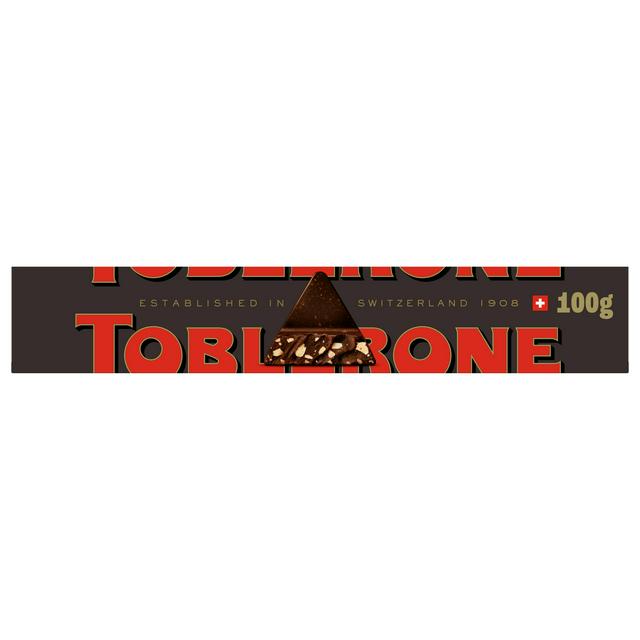 Toblerone 100g Dark Chocolate Bar - gallery image 1