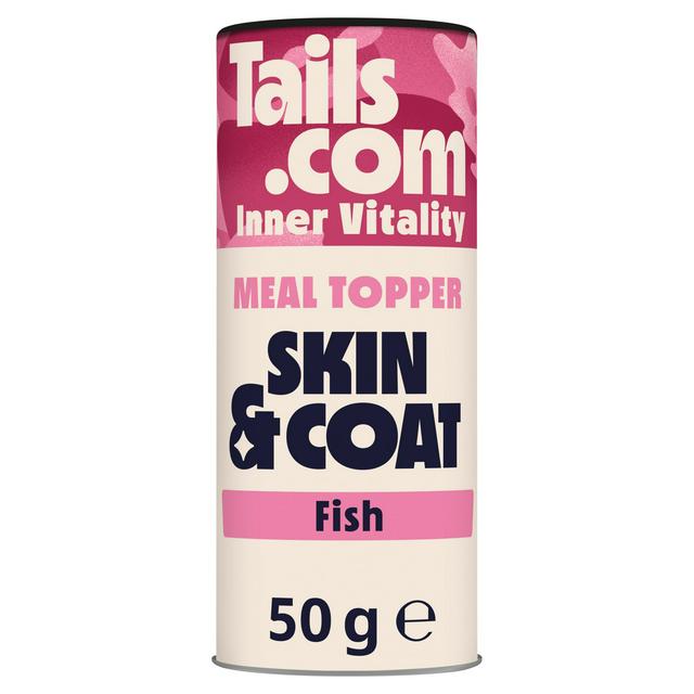 Tails.com Inner Vitality 50g Savoury Fish Skin Coat Sprinkles Meal Topper - gallery image 1