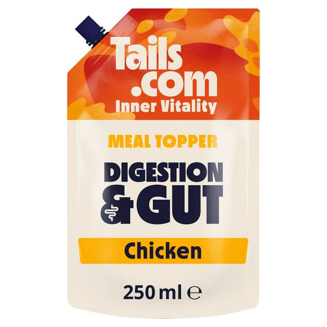 Tails.com Inner Vitality 250ml Digestion & Gut Juicy Chicken Bone Broth Meal Topper Dog Food - gallery image 1