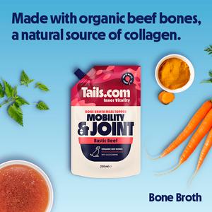 Tails.com Inner Vitality 250ml Mobility & Joint Rustic Beef Bone Broth Meal Topper Dog Food - gallery image 3