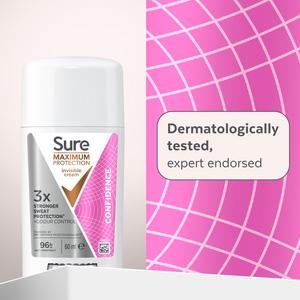 Sure Maximum Protection 60ml Confidence Anti Perspirant Cream Stick Deodorant - gallery image 2