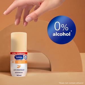 Sanex Derma Care 90ml Sensitive 48h Antiperspirant Roll on Deodorant - gallery image 4