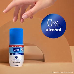Sanex Derma Care+ 90ml Extra Control 72h Antiperspirant Roll on Deodorant - gallery image 4