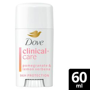 Dove Clinical + Care 60ml Pomegranate & Lemon Verbena Anti Perspirant Cream Serum