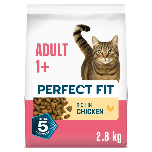 Perfect Fit 2.8kg Adult 1+ Chicken Dry Cat Food - gallery image 1